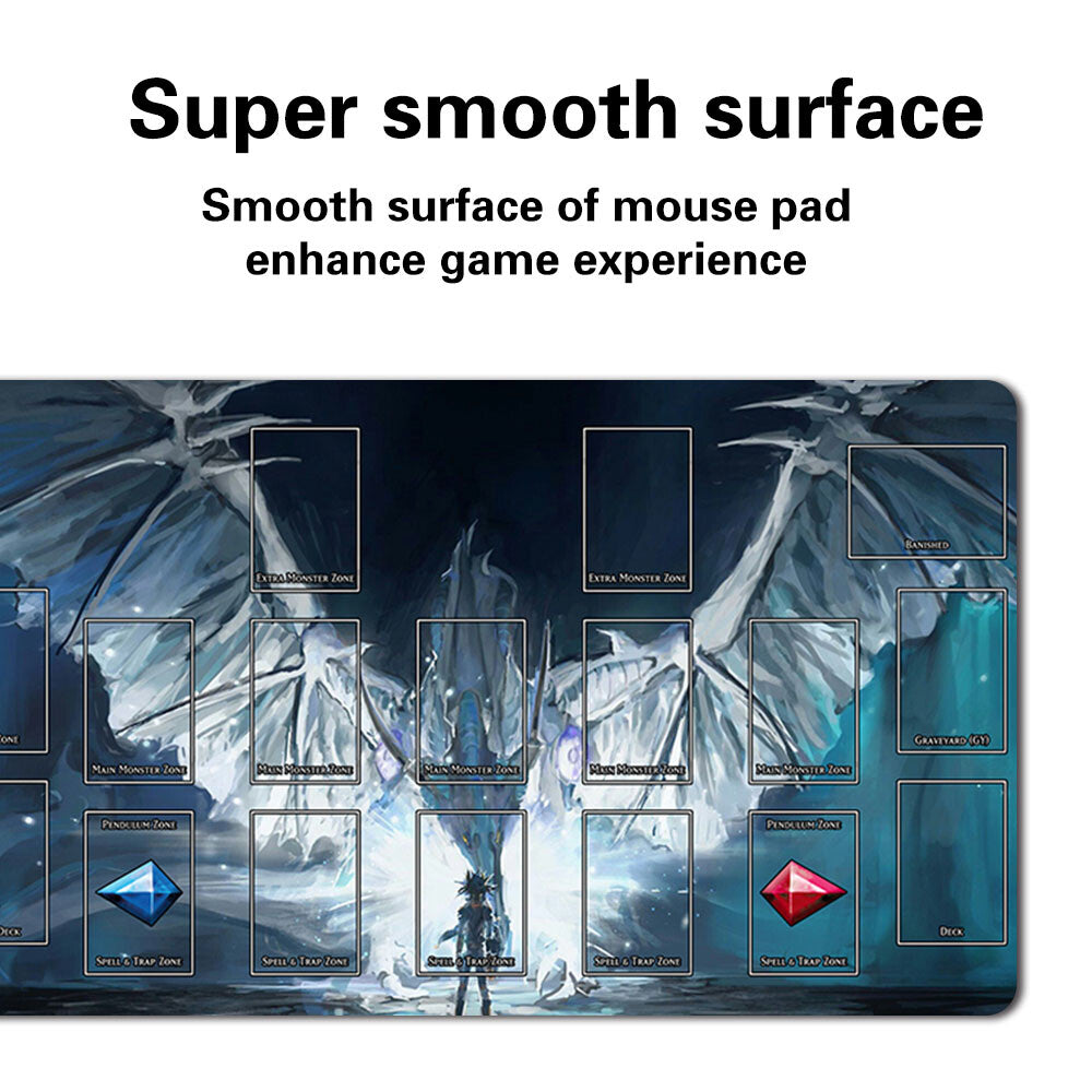 2888857 - Board Game YuGiOh Playmat Stitched Edge Blue-Eyes White Dragon Playmat Stitched Edge of TCG