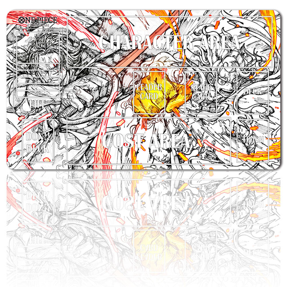 1265200 - Board Game One Piece Playmat Stitched Edge with Zone Games Mousepad Play Mat of TCG