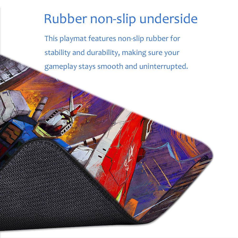 GCG Playmat Suitable for Gundam , includes Storage Bag, 24 x 14 inches 1196785
