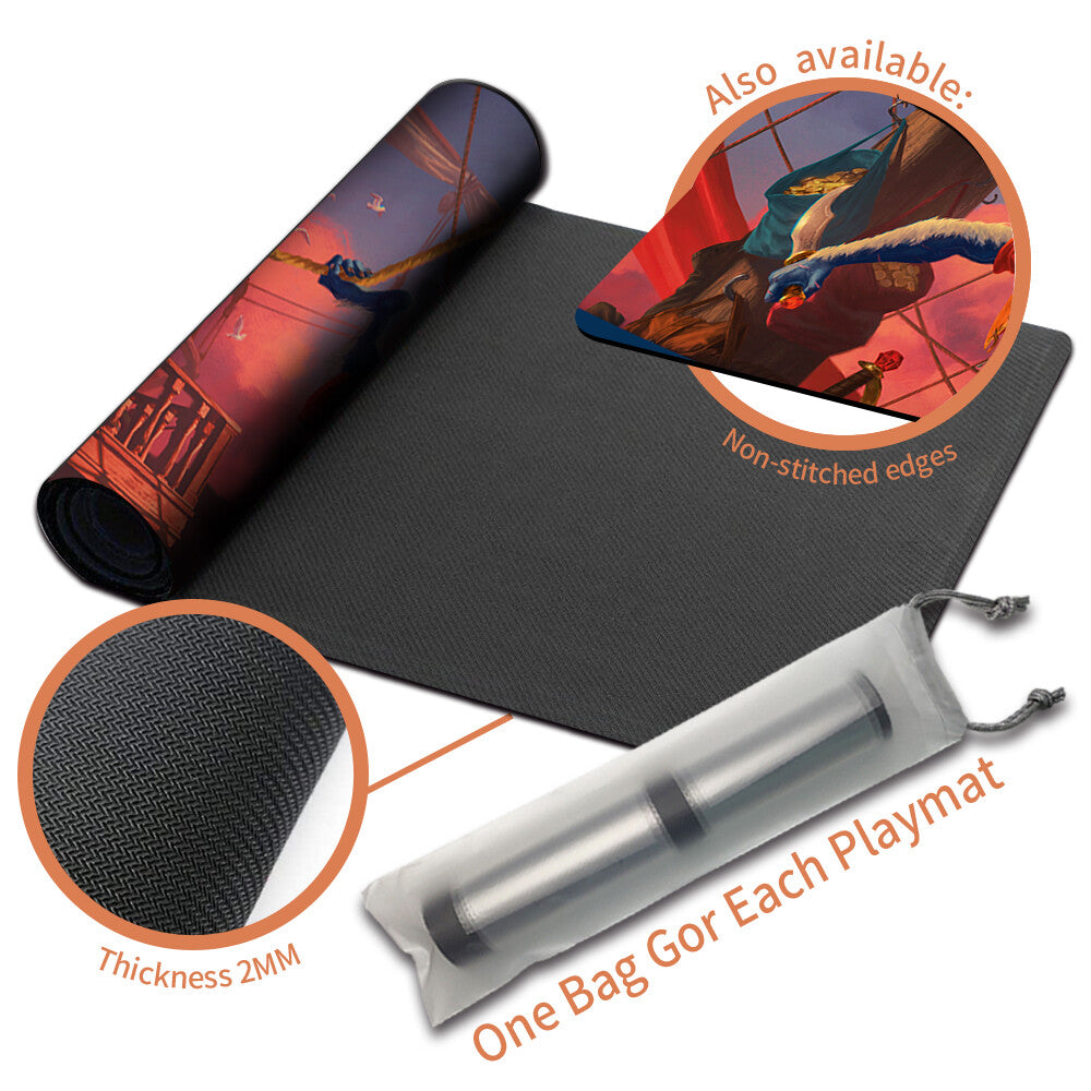 DOCKSIDE EXTORTIONIST - Board Game MTG Playmat Mousepad Playmat of MTG TCG CCG Stitched Edge