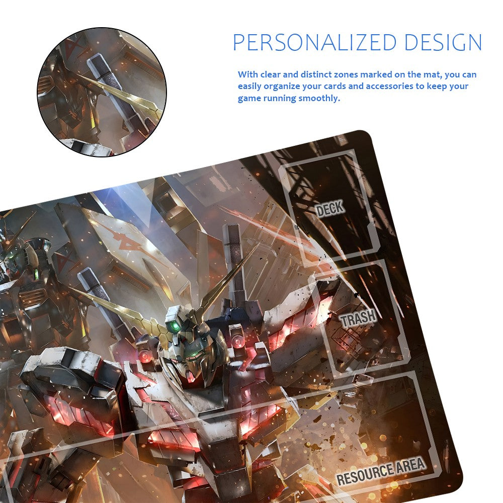 GCG Playmat Suitable for Gundam, includes Storage Bag, 24 x 14 inches (GD510146)