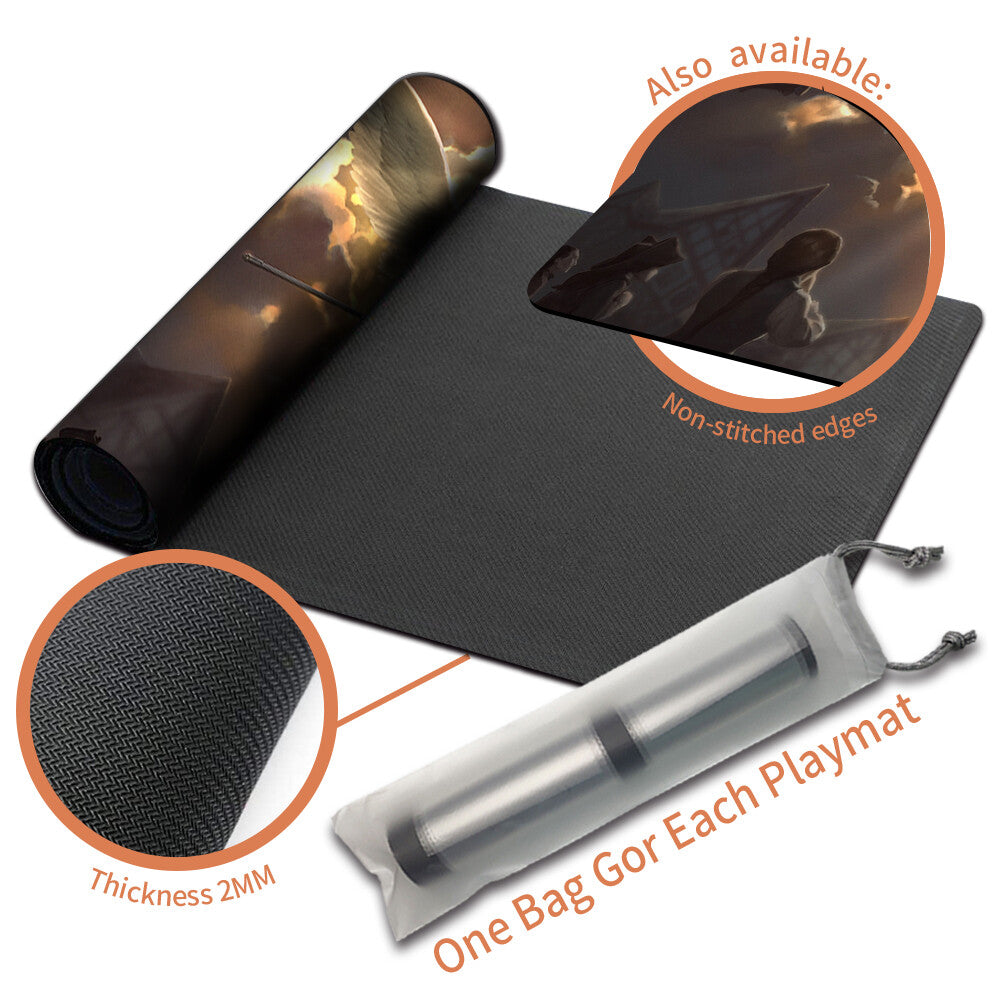 Avacyn, Angel of Hope - Board Game MTG Playmat Mousepad Playmat of TCG CCG Stitched Edge