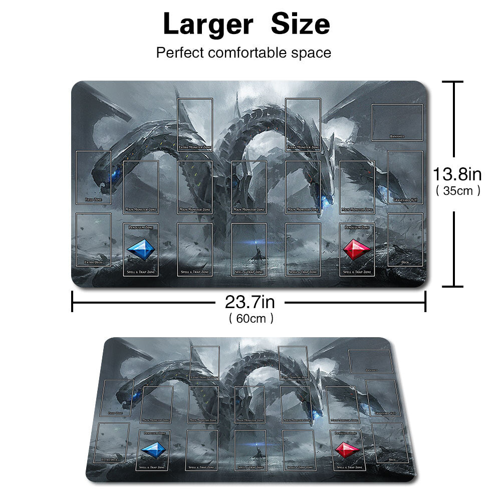 1266326 - Board Game YuGiOh Playmat Stitched Edge Blue-Eyes Ultimate Dragon Playmat Stitched Edge of TCG