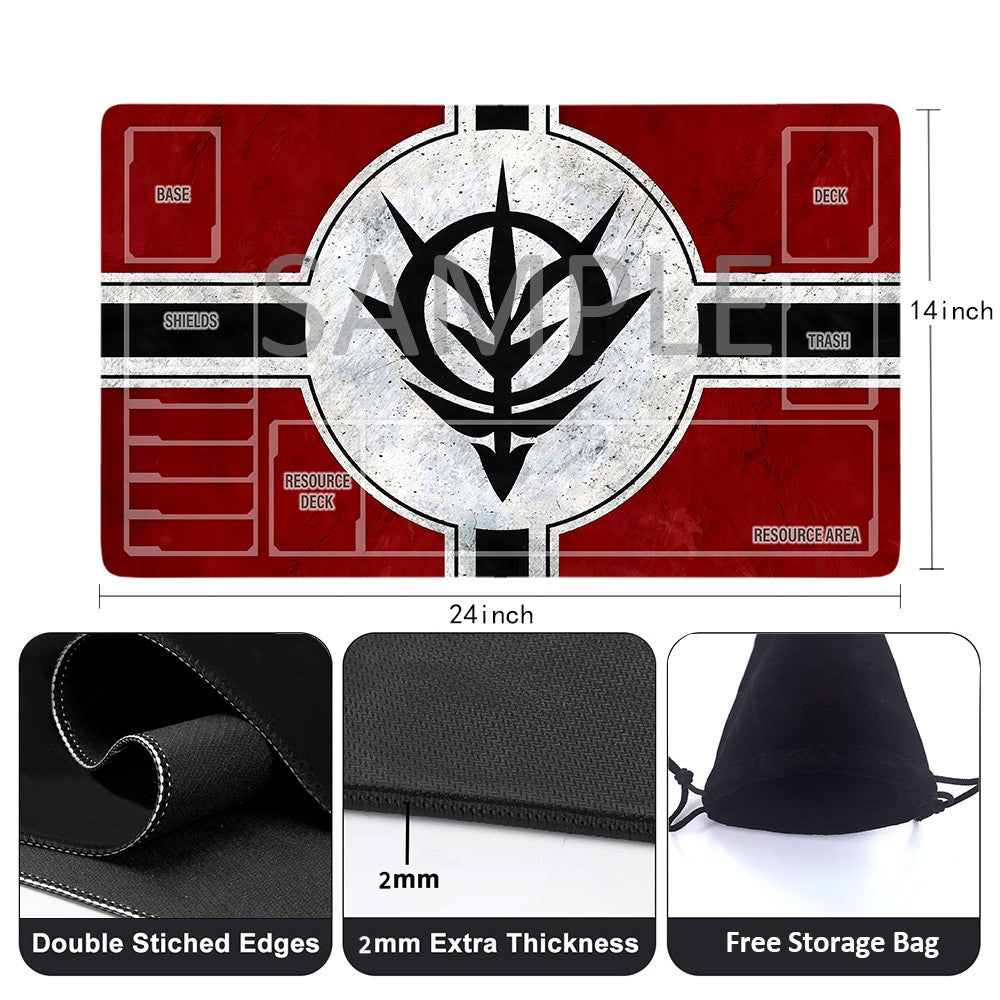 GCG Playmat Suitable for Gundam, includes Storage Bag, 24 x 14 inches (226503)