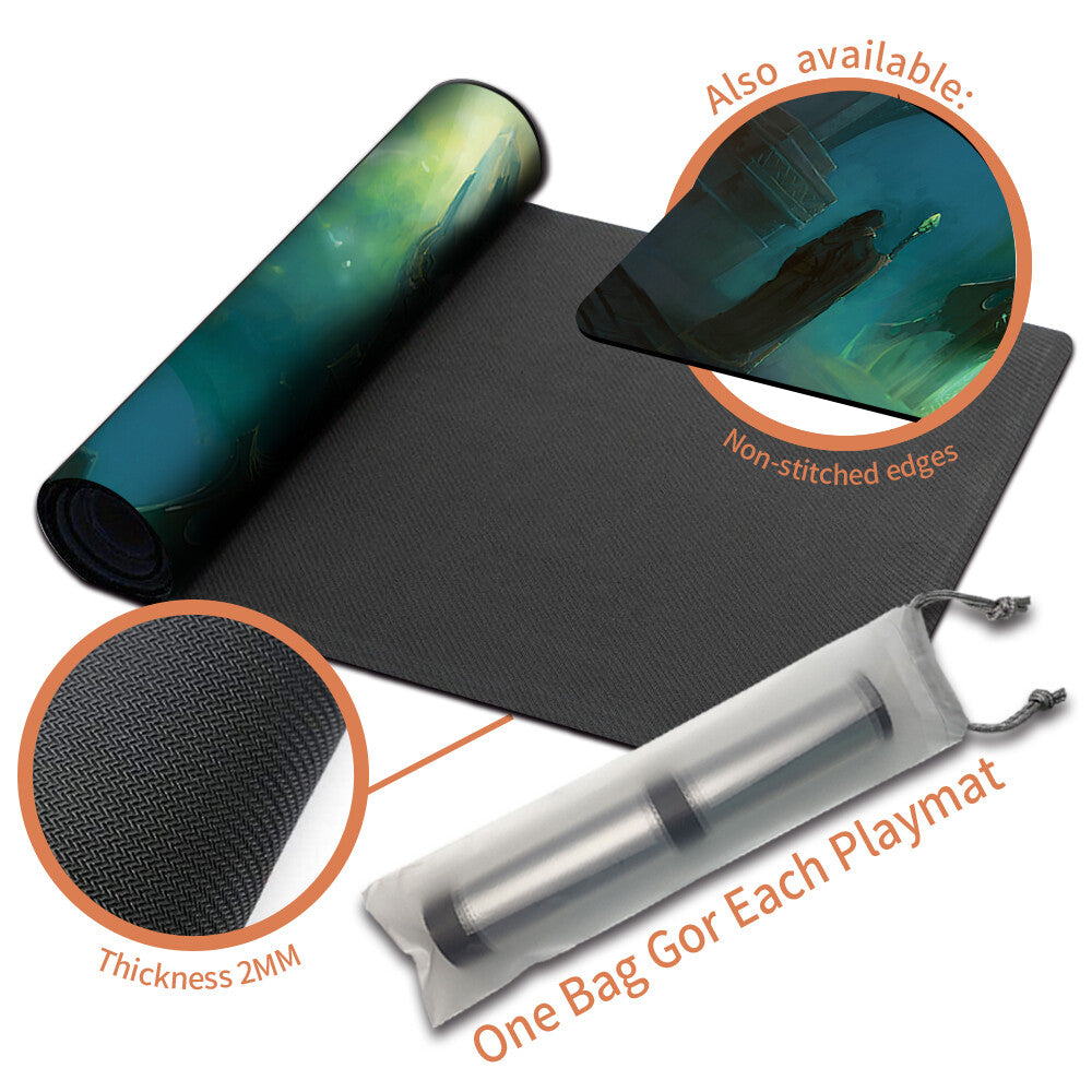 MANA VAULT- Board Game MTG Playmat Mousepad Playmat of TCG CCG Stitched Edge