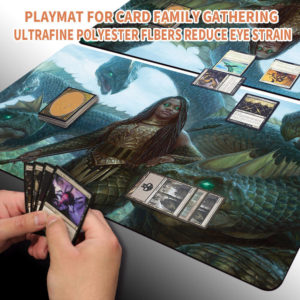 HYDRA TRAINER - Magic The Gathering MTG Playmat TCG CCG MTG Playmat Stitched Edge