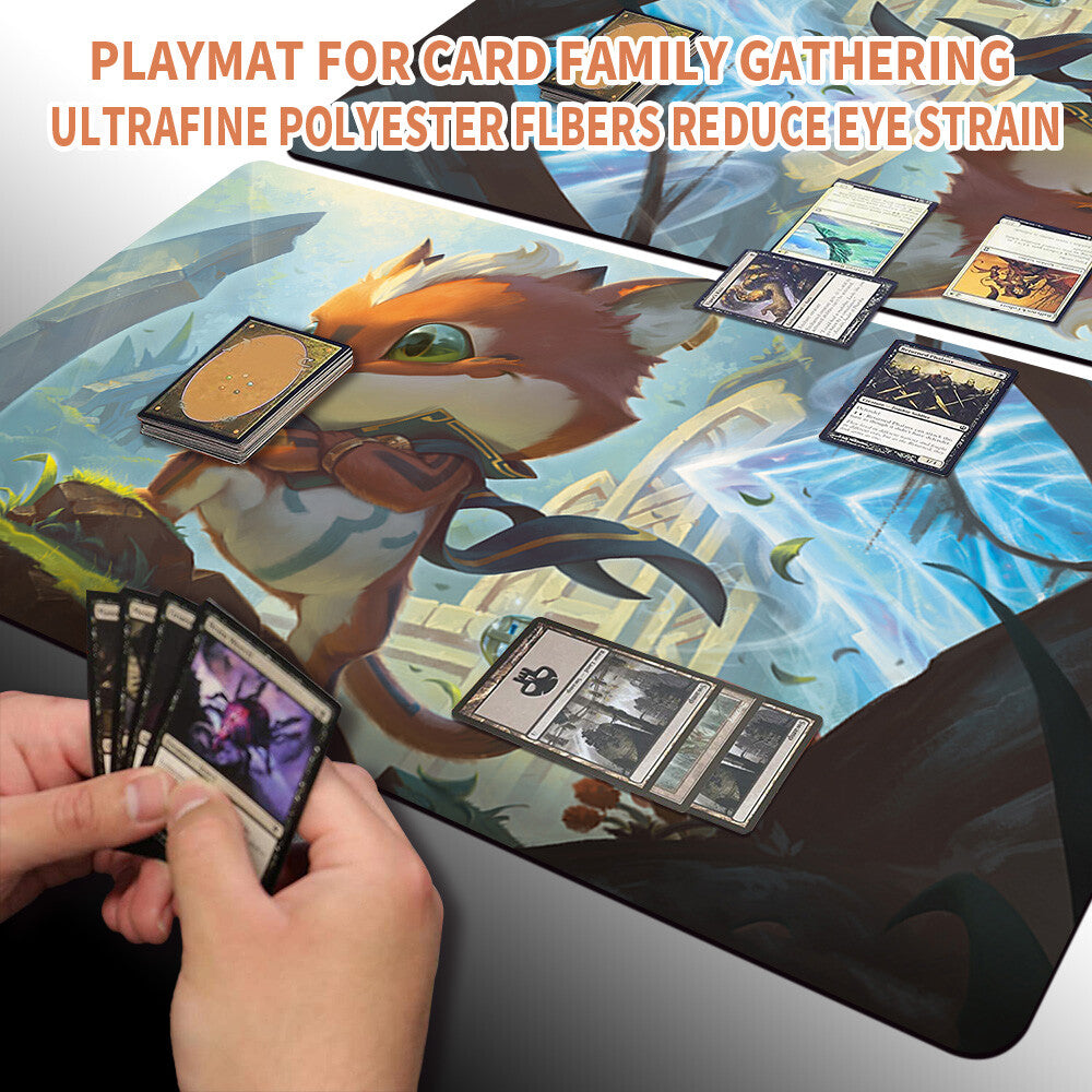 LOOT, EXUBERANT EXPLORER - Magic The Gathering MTG Playmat TCG CCG MTG Playmat Stitched Edge