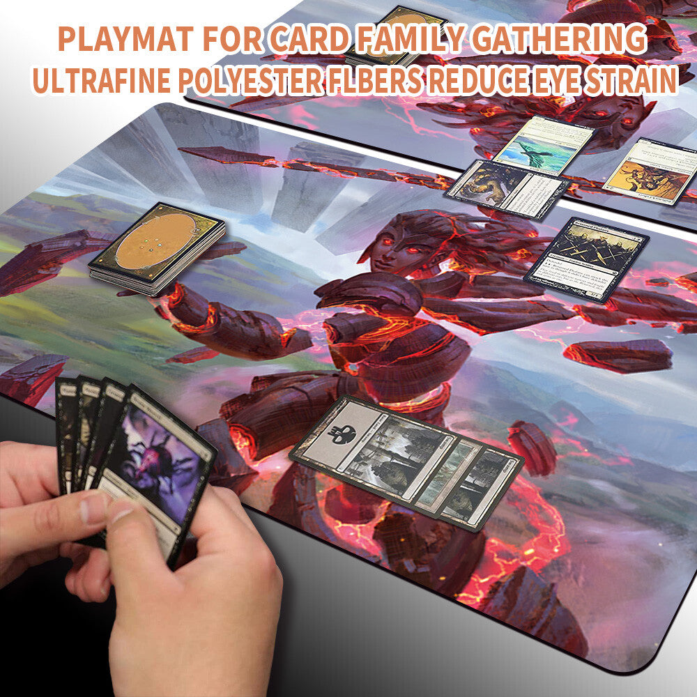 LAELIA, THE BLADE REFORGED - Magic The Gathering MTG Playmat TCG CCG MTG Playmat Stitched Edge