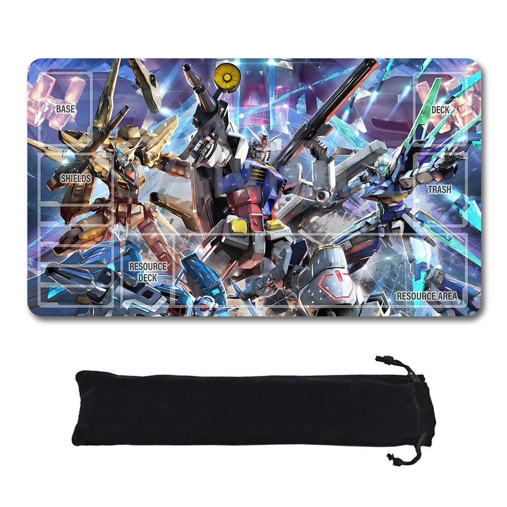 GCG Playmat Suitable for Gundam, includes Storage Bag, 24 x 14 inches (GD510149)