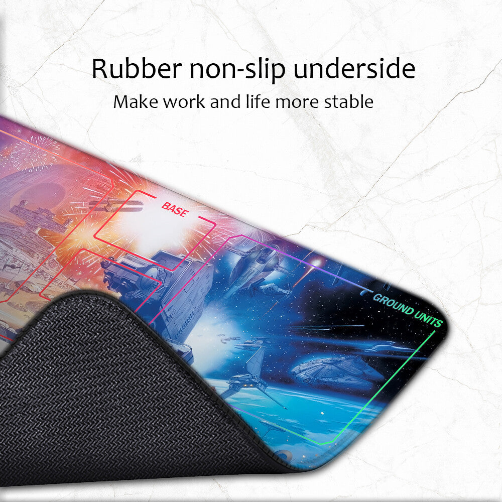 Star Wars Unlimited Playmat Stitched Edge Free Storage Bag Size 24X14IN Protective Mat star10