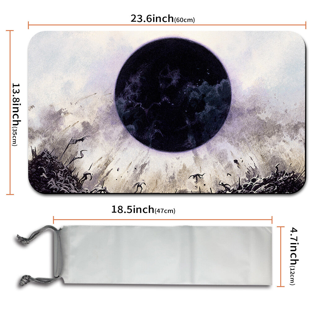 Damnation - Board Game MTG Playmat Magic The Gathering Playmat Size 60X35CM Stitched Edge