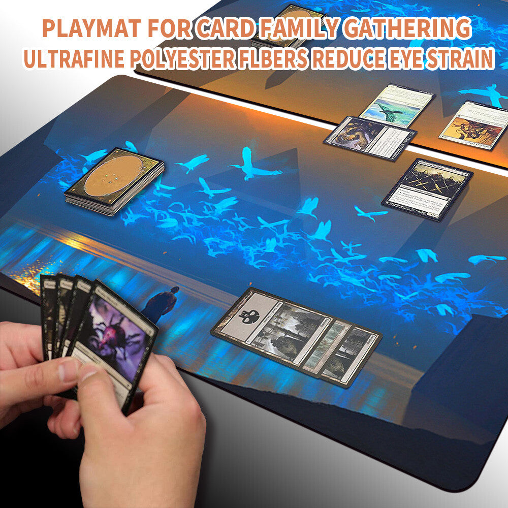 Daze - Magic The Gathering MTG Playmat TCG CCG MTG Playmat Stitched Edge