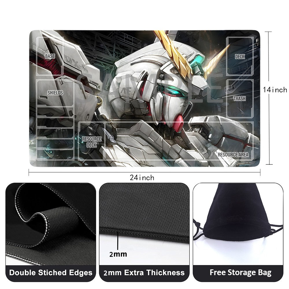 GCG Playmat Suitable for Gundam, includes Storage Bag, 24 x 14 inches (GD510142)