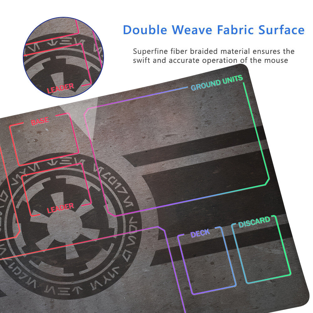 Star Wars Unlimited Playmat Stitched Edge Free Storage Bag Size 24X14IN Protective Mat star3