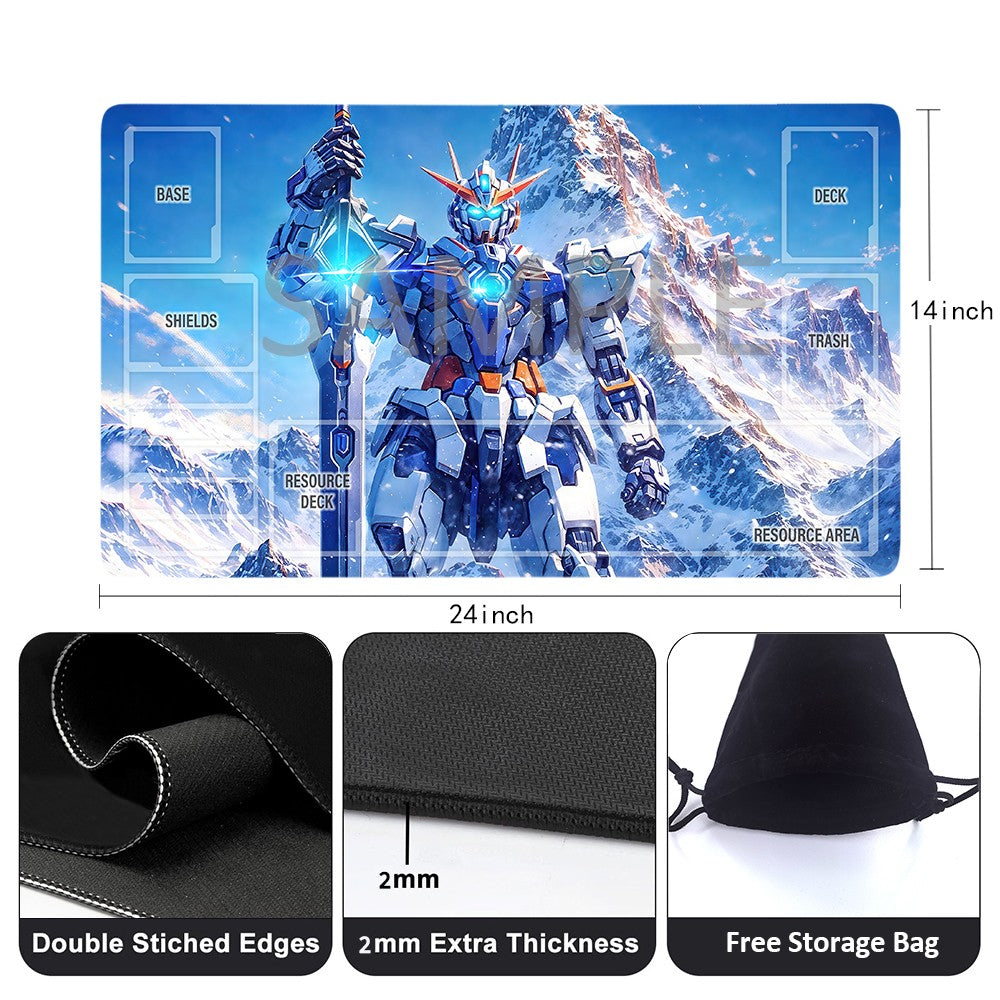 GCG Playmat Suitable for Gundam, includes Storage Bag, 24 x 14 inches (1395513)