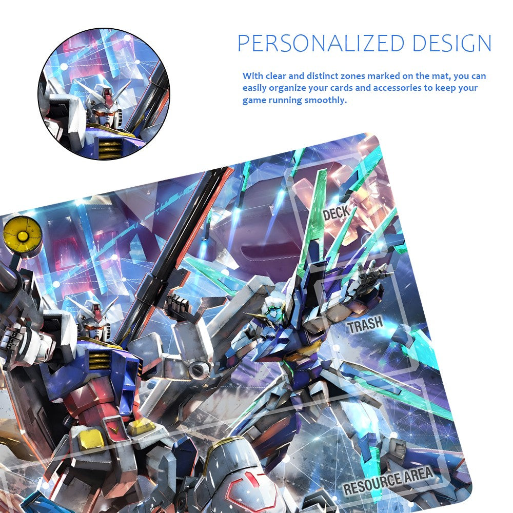 GCG Playmat Suitable for Gundam, includes Storage Bag, 24 x 14 inches (GD510149)
