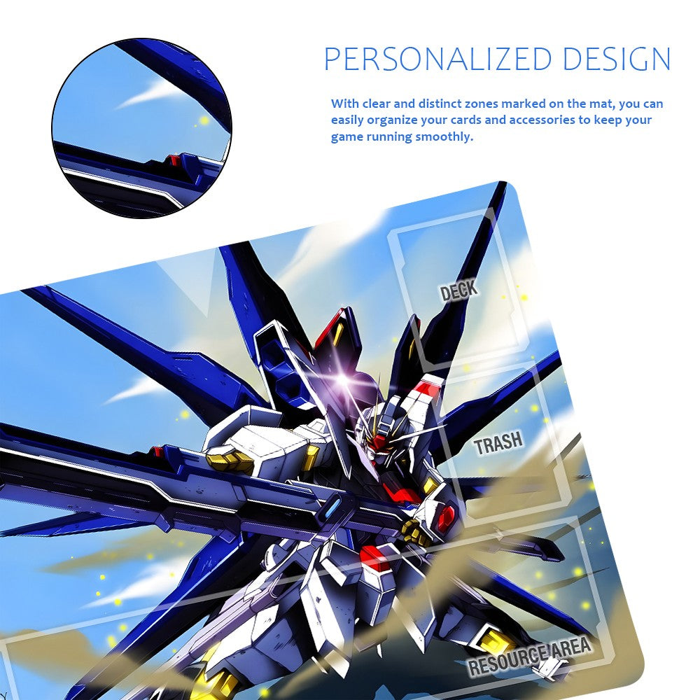 GCG Playmat Suitable for Gundam, includes Storage Bag, 24 x 14 inches (GD510145)