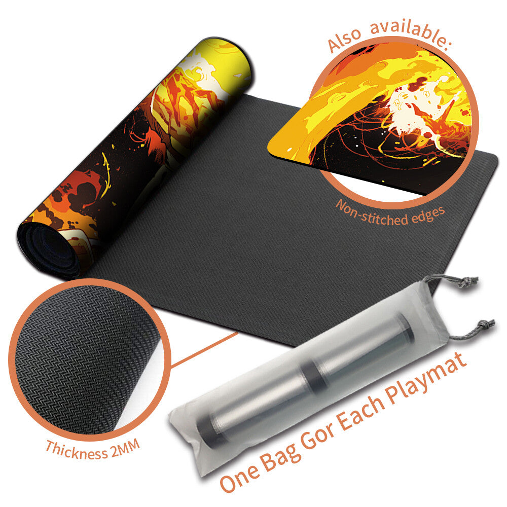 Chandra Nalaar Idw - Magic The Gathering Playmat TCG CCG MTG Playmat Stitched Edge