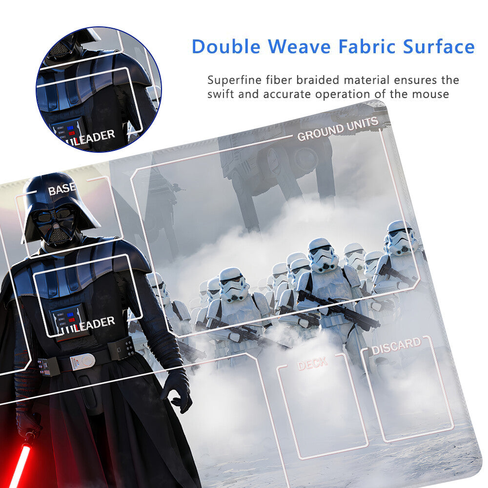 Star Wars Unlimited Playmat Stitched Edge Free Storage Bag Size 24X14IN Protective Mat star18