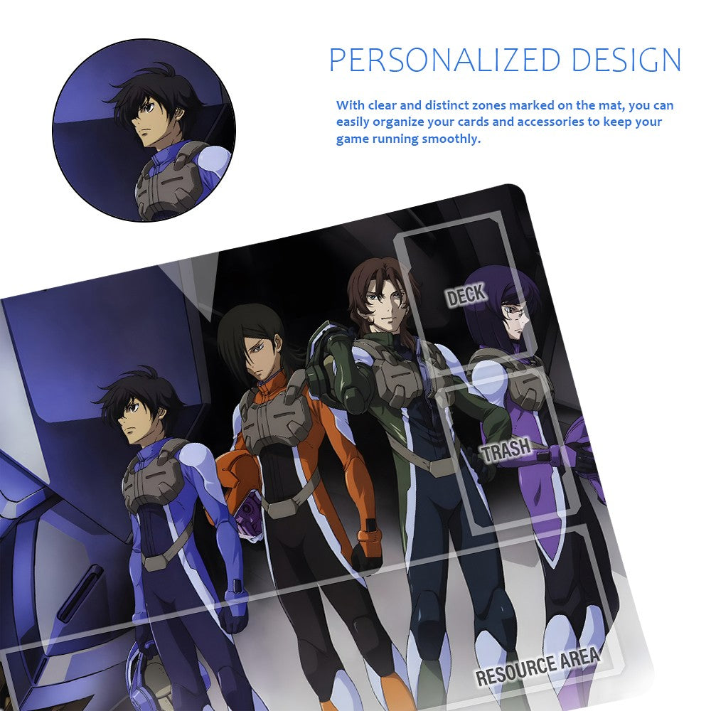 GCG Playmat Suitable for Gundam, includes Storage Bag, 24 x 14 inches (50839)
