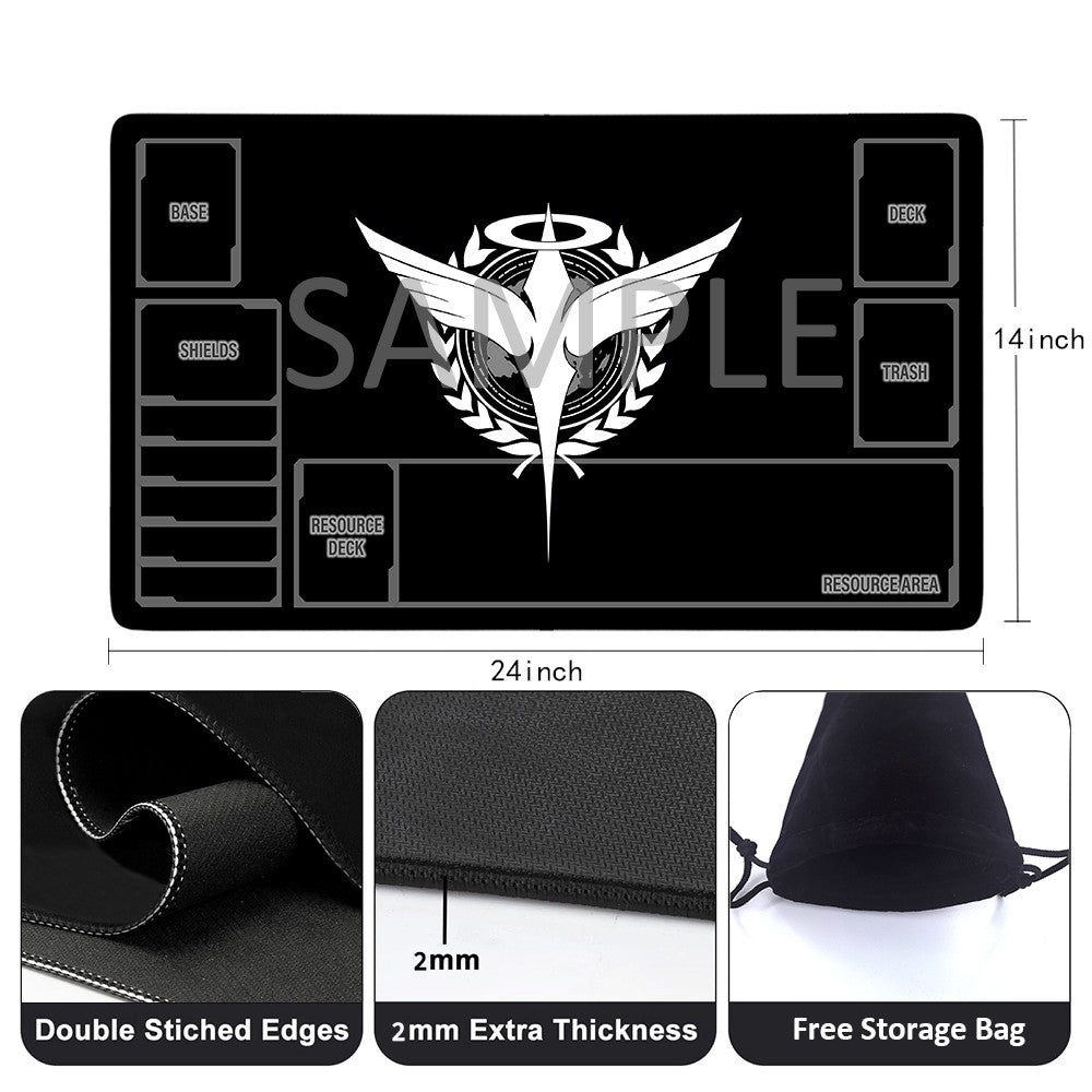 GCG Playmat Suitable for Gundam, includes Storage Bag, 24 x 14 inches (282155)