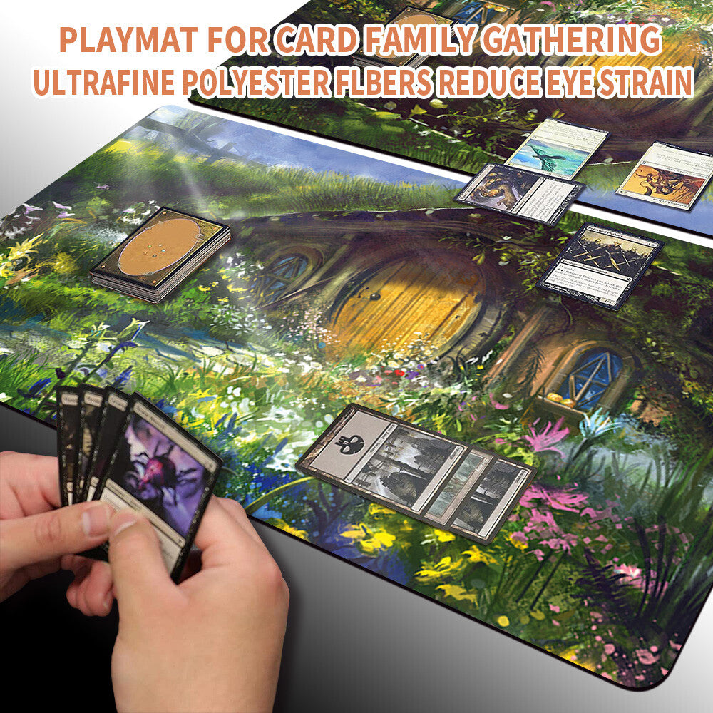 SUNPETAL GROVE - Magic The Gathering MTG Playmat TCG CCG MTG Playmat Stitched Edge