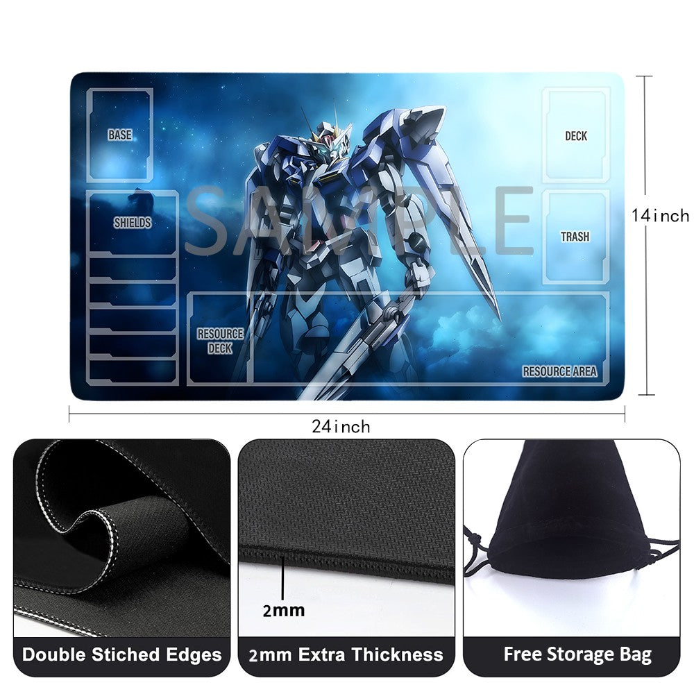 GCG Playmat Suitable for Gundam, includes Storage Bag, 24 x 14 inches (74902)