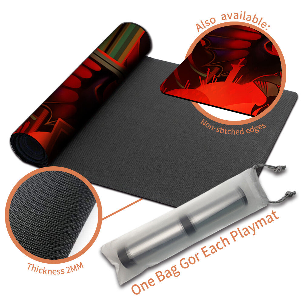 RIVETEERS - Board Game MTG Playmat Mouse Pad Playmat of MTG TCG CCG Stitched Edge