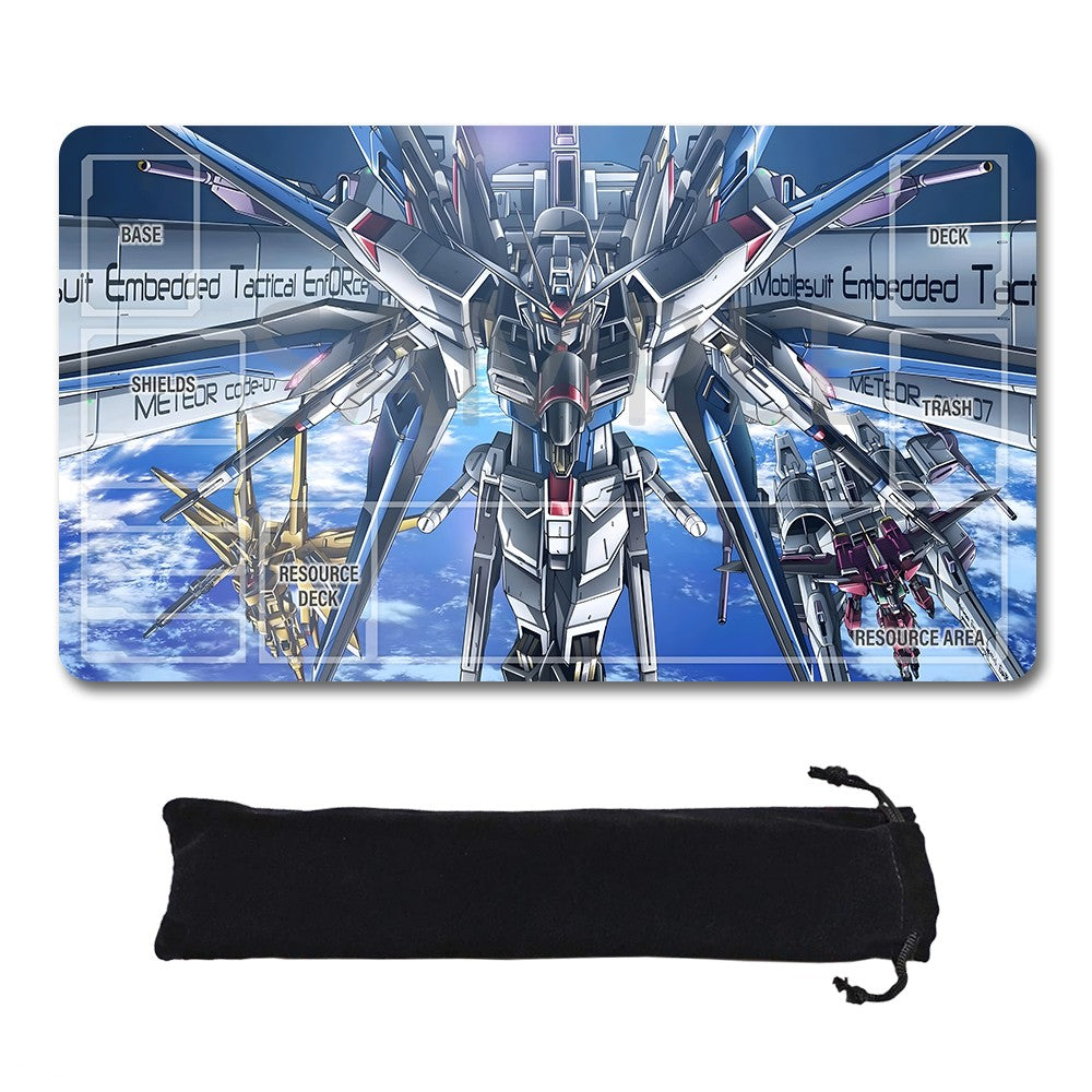 GCG Playmat Suitable for Gundam, includes Storage Bag, 24 x 14 inches (GD510140)