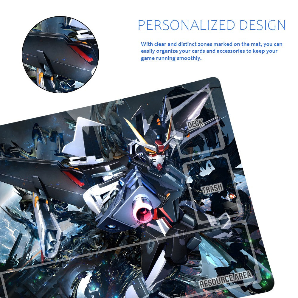 GCG Playmat Suitable for Gundam, includes Storage Bag, 24 x 14 inches (226556)
