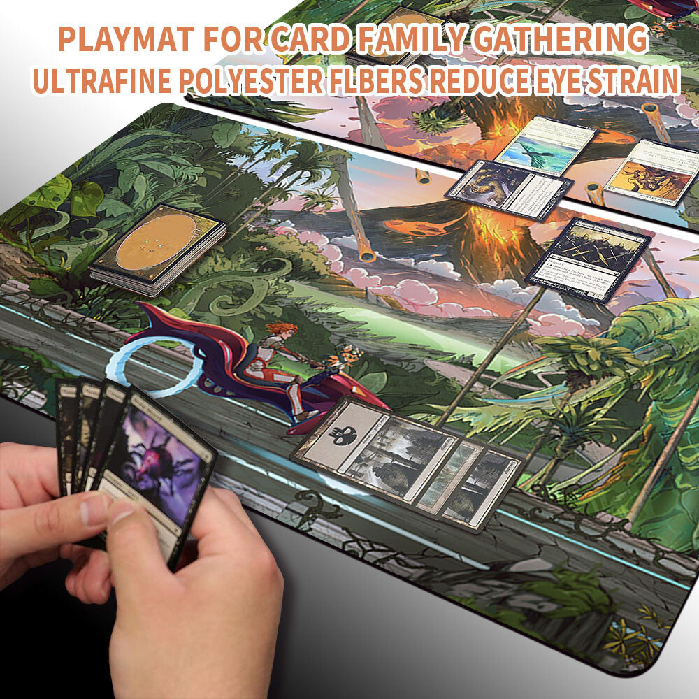 MURAGANDA LO-FI - Magic The Gathering MTG Playmat TCG CCG MTG Playmat Stitched Edge