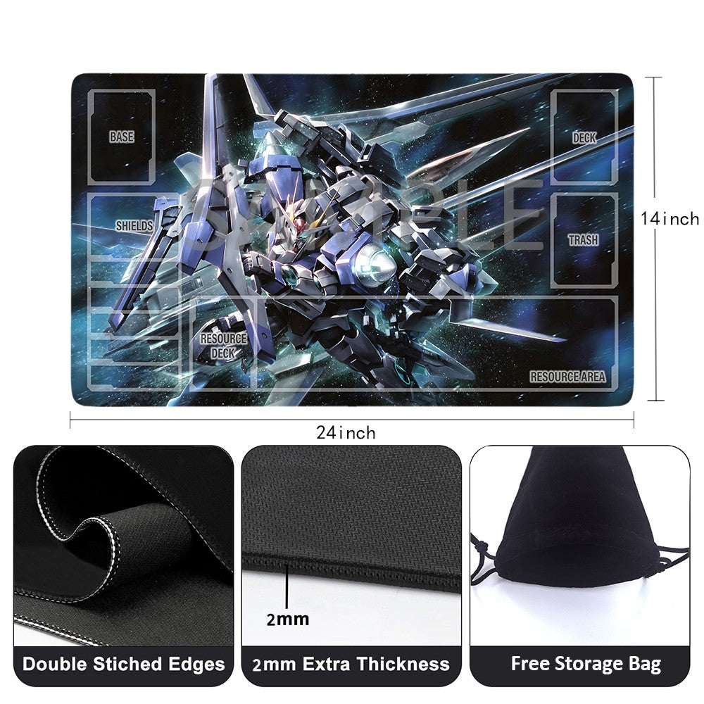 GCG Playmat Suitable for Gundam, includes Storage Bag, 24 x 14 inches (589076)
