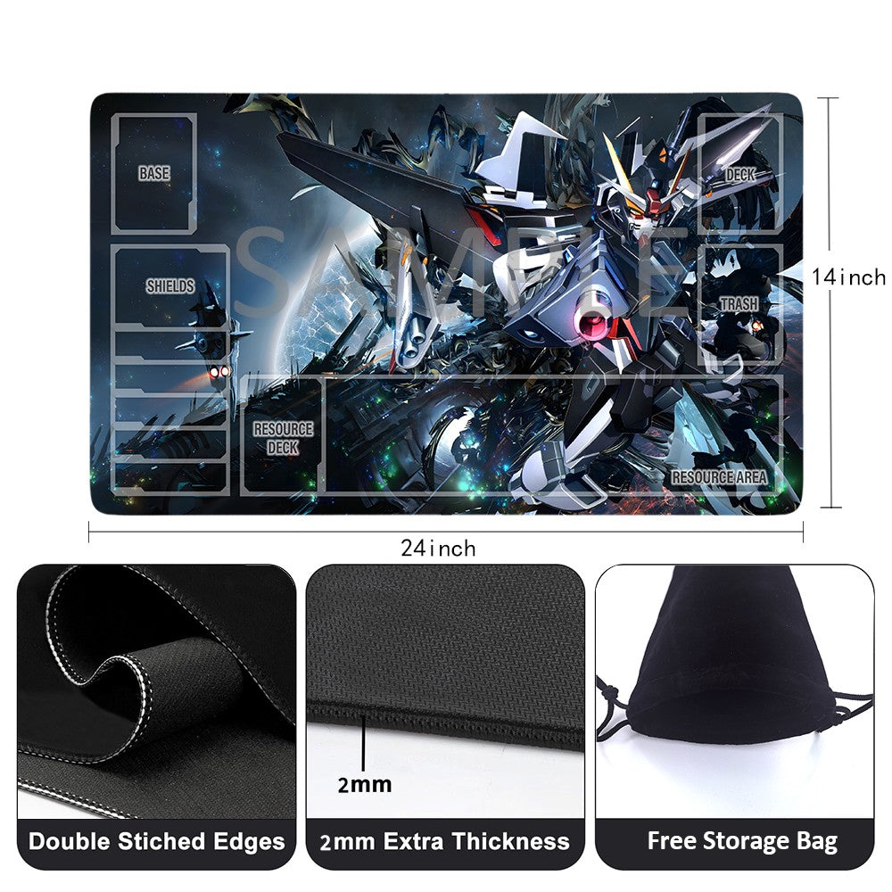 GCG Playmat Suitable for Gundam,includes Storage Bag, 24 x 14 inches (GD5101410)