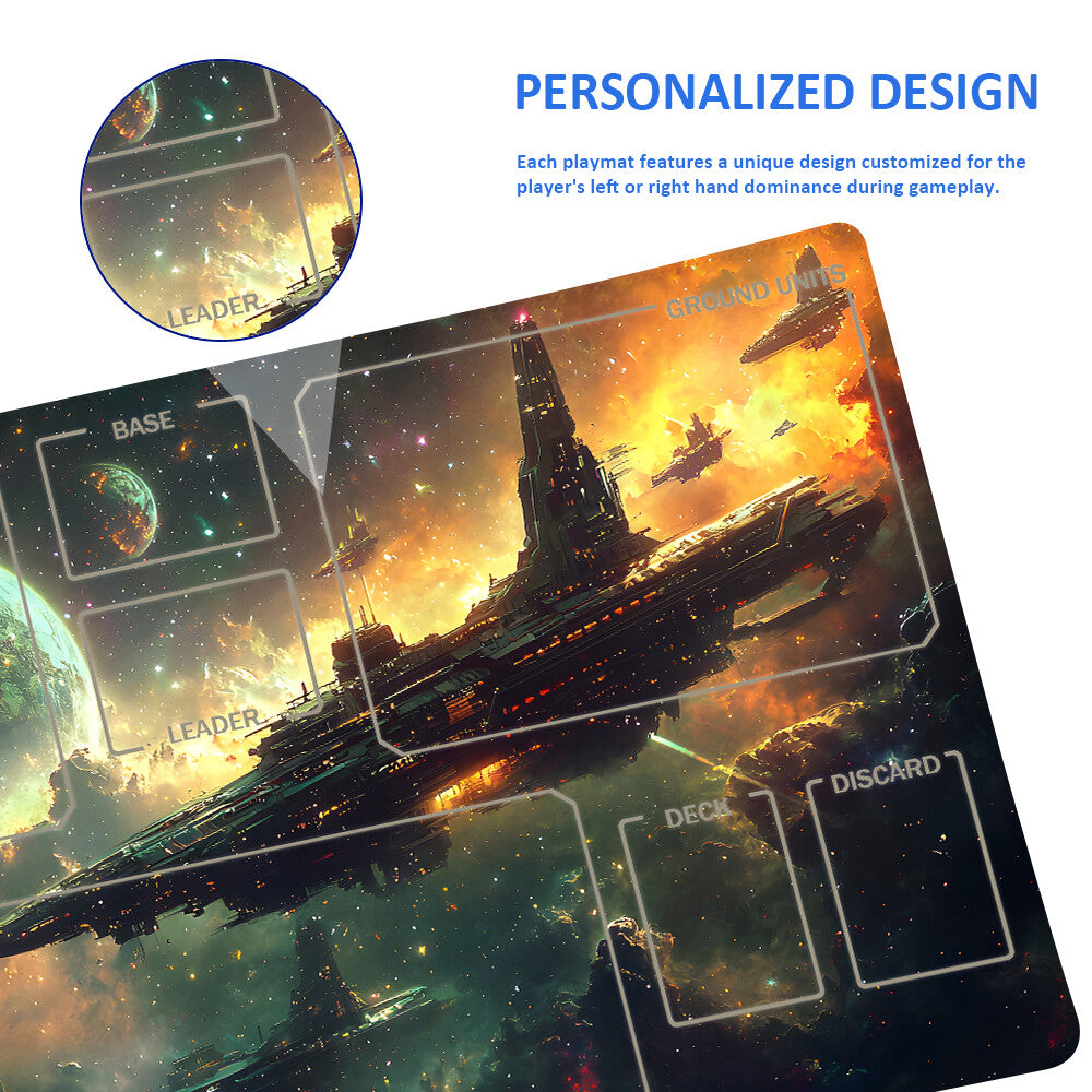Star Wars Unlimited Playmat Stitched Edge Protective Mat Free Storage Bag Size 24X14IN 2408732