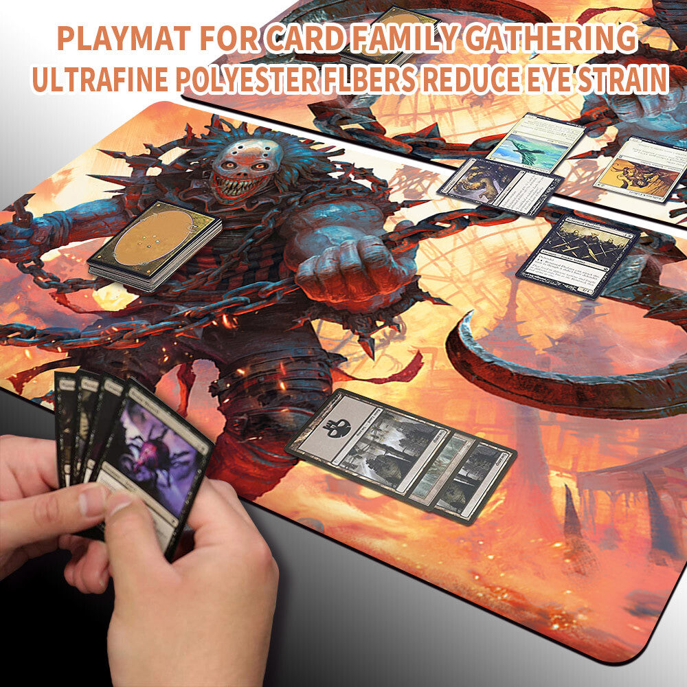 RIPCHAIN RAZORKIN - Magic The Gathering MTG Playmat TCG CCG MTG Playmat Stitched Edge