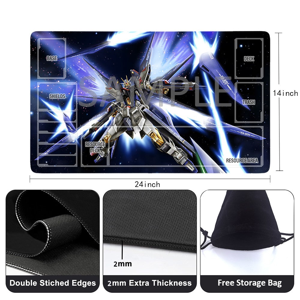 GCG Playmat Suitable for Gundam, includes Storage Bag, 24 x 14 inches (50790)