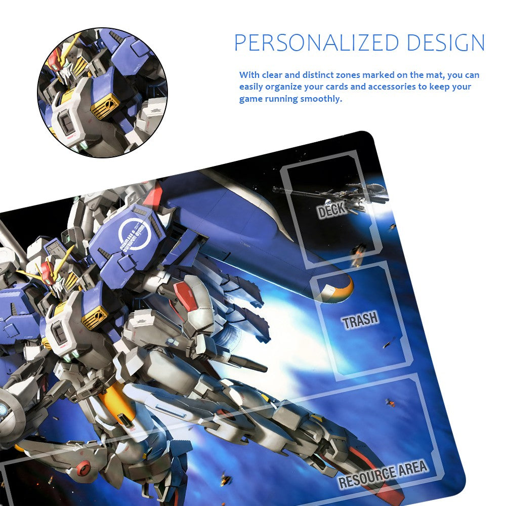 GCG Playmat Suitable for Gundam, includes Storage Bag, 24 x 14 inches (226514)