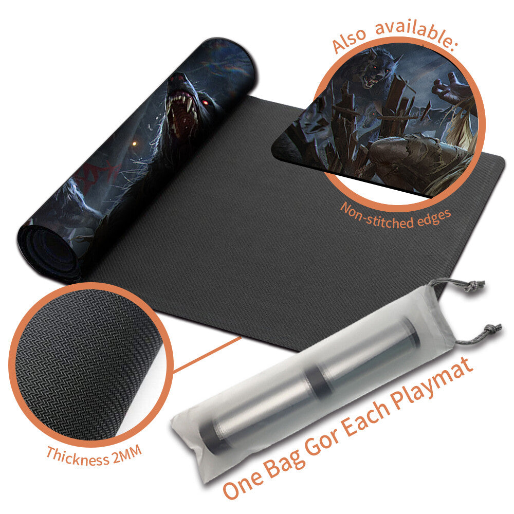 AVAILABLE NOW -Board Game MTG Playmat Mousepad Magic The Gathering Playmat Stitched Edge