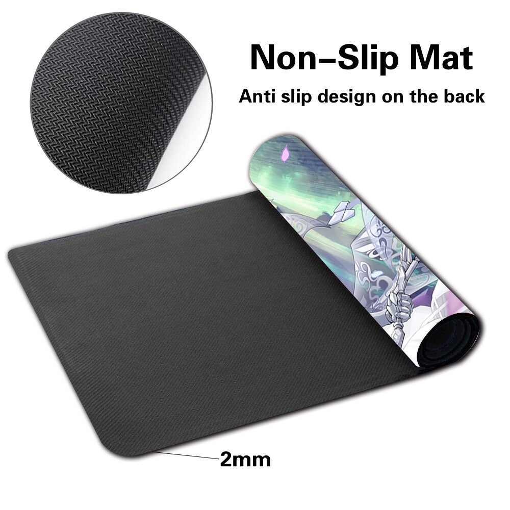 345920 - Board Game YuGiOh Playmat Stitched Edge Games Mousepad Play Mat of TCG