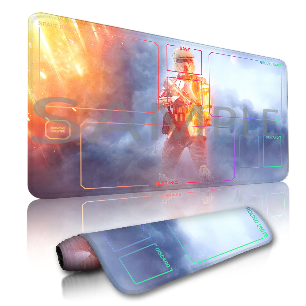 Star Wars Unlimited Playmat Stitched Edge Free Storage Bag Size 24X14IN Protective Mat star12
