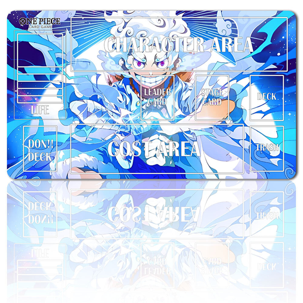 1348726 - Board Game One Piece Playmat Stitched Edge with Zone Games Mousepad Play Mat of TCG