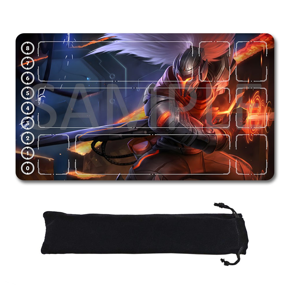 Yasuo - League Of Legends Riftbound Playmat 24x14 in + Free