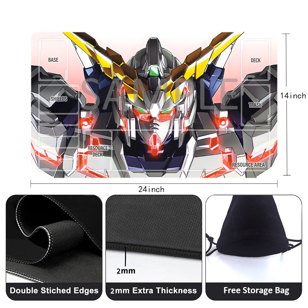 GCG Playmat Suitable for Gundam, includes Storage Bag, 24 x 14 inches (226547)