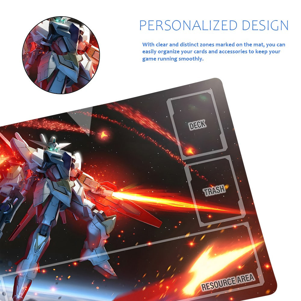 GCG Playmat Suitable for Gundam, includes Storage Bag, 24 x 14 inches (GD510148)