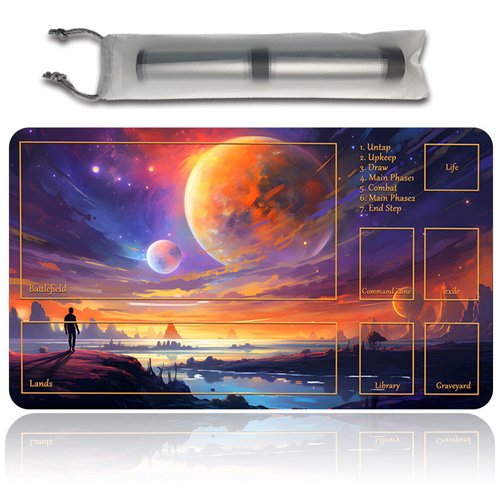 DKT (100) - Magic The Gathering MTG Playmat TCG CCG MTG Playmat Stitched Edge