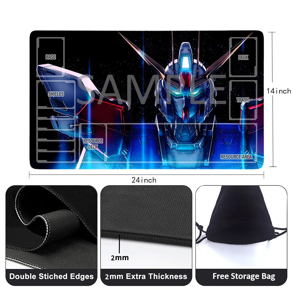 GCG Playmat Suitable for Gundam,includes Storage Bag,24 x 14 inches (GD5101426)