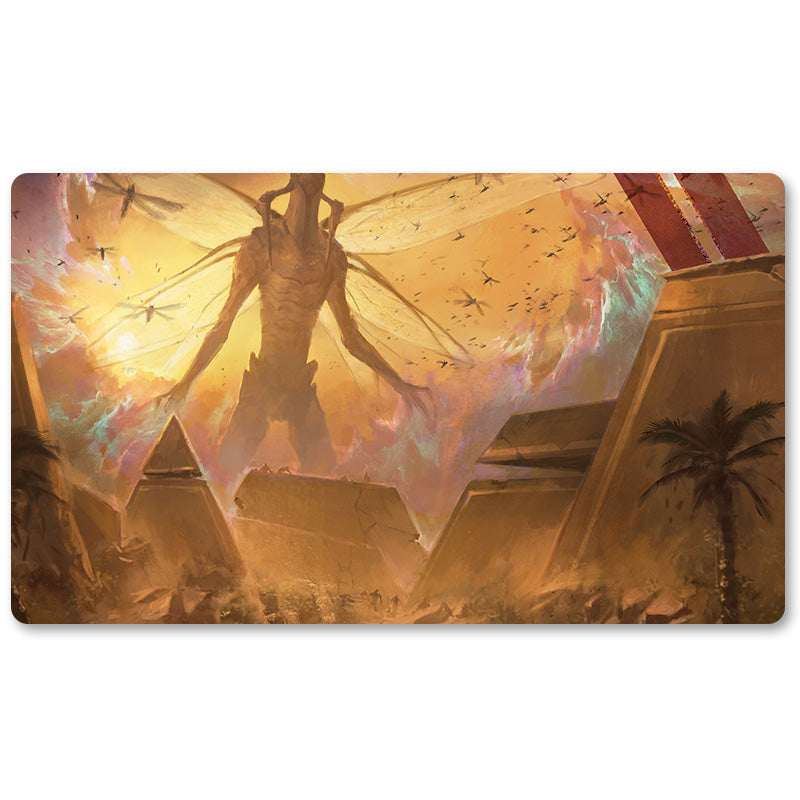 Magic The Gathering Peripheral- Hour Of Promise -MTG Playmat Size 23.6X13.7in Play mats Compatible for TCG RPG CCG Trading Card Game