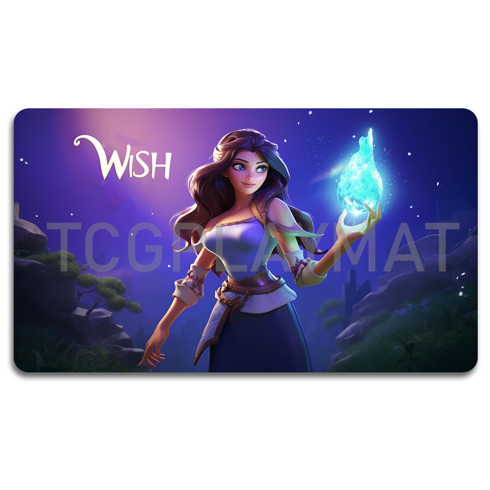 Disney Asa Lorcana Playmat- 23112415- Size 23.6X13.7in Play mats Compatible for TCG RPG CCG Mouse Pad Desk Mats