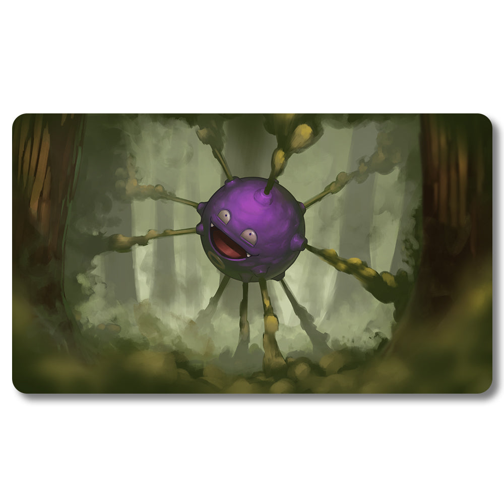 Tabulludo Ekstercentra - 1097739- Pokemon Playmat Grandeco 23.6X13.7in Ludaj matoj Kongrua por TCG MTG RPG CCG Komerckartludo