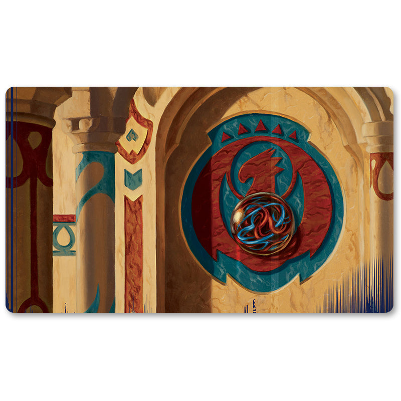 Magic The Gathering Peripheral- Izzet Cluestone -MTG Playmat Size 23.6X13.7in Play mats Compatible for TCG RPG CCG Trading Card Game
